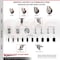Service Caster 3.5 Inch 316SS Maroon Poly Swivel 7/8 Inch Expanding Stem Caster Brake, 2PK SS316EX20S3514-PPUB-MRN-2-TLB-2-78 - alternate 5